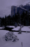 yosemite valley winter 1980s 1990s A4 Photo Print