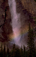 yosemite waterfall sunset 1980s 1990s A4 Photo Print