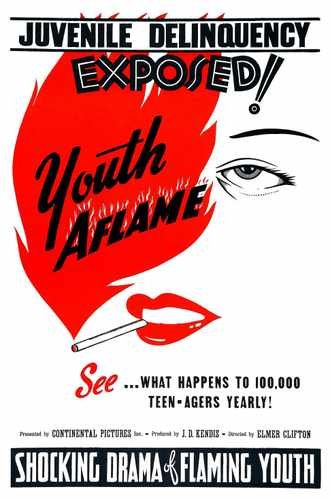 youth aflame  01 film star poster A4 Photo Print