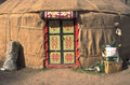 yurt door vegetables 1980s 1990s A4 Photo Print