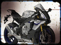 yzf r1 A4 Photo Print Motorbike Vintage Aged
