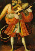 z archangel uriel cuzco school Art A4 Photo Print