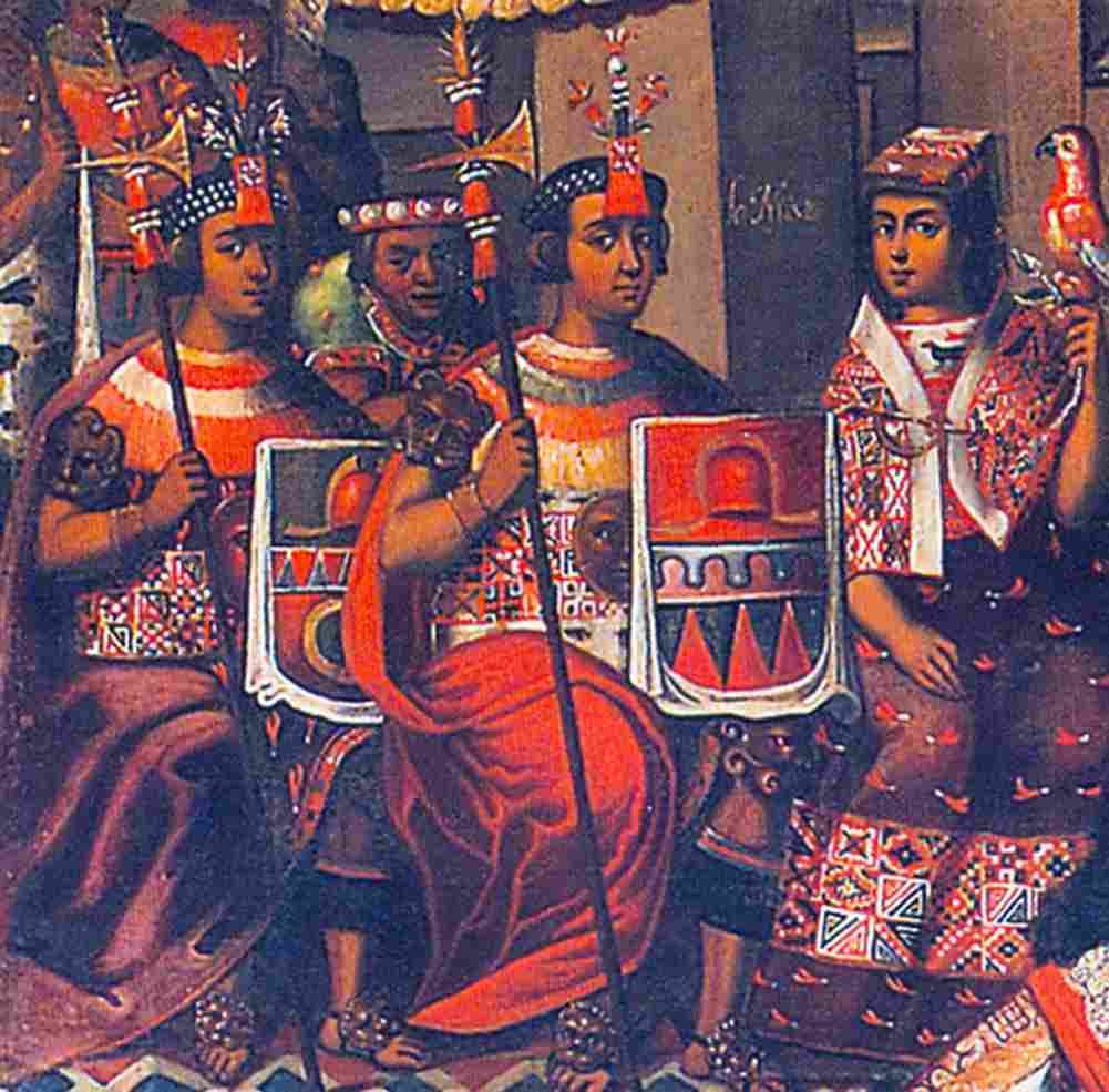 z detail of the marriage of captain martin de loyola with beatriz nusta cuzco school Art A4 Photo Print