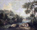 za Landscape with Figures main Art A4 Photo Print