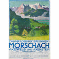 zahnradbahn brunnen morschach wilhelm gimmi 1913 2 Advert A4 Photo Print