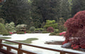 zen garden landscape Vintage A4 Photo Print