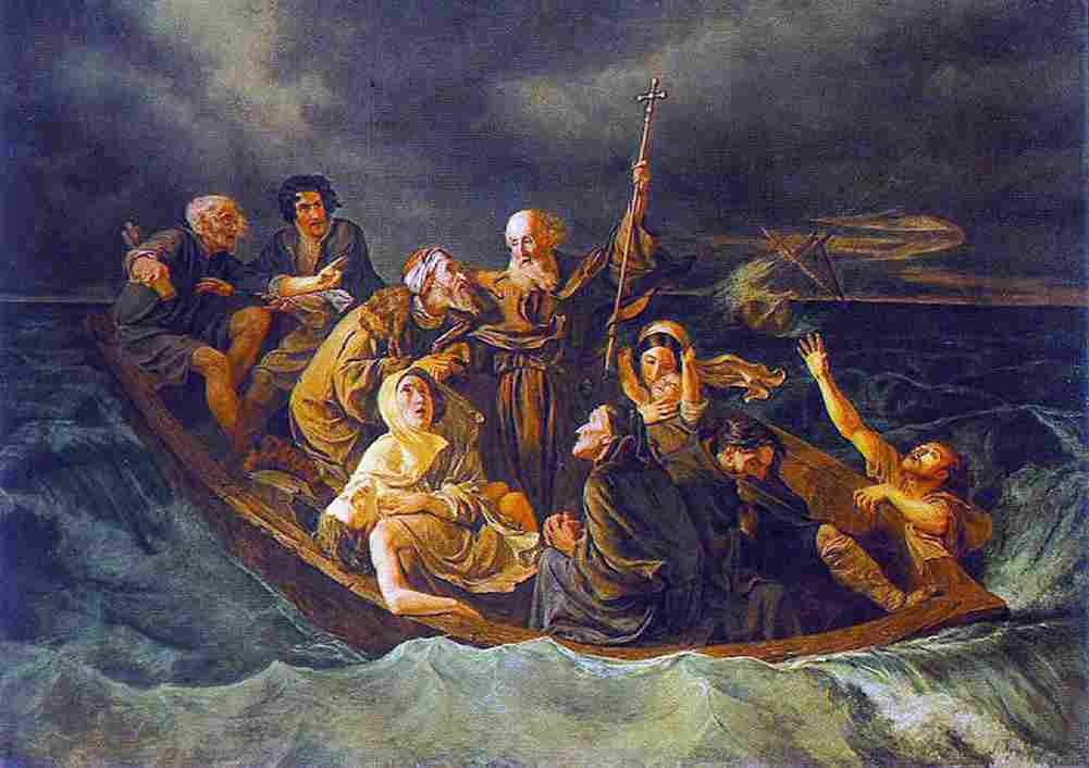 zi Lifeboat Art A4 Photo Print