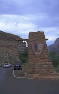 zion national park 1980s 1990s A4 Photo Print