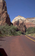 zion red rock 1980s 1990s A4 Photo Print