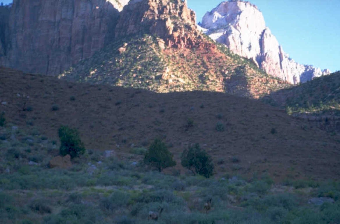 zion sunset temple 1980s 1990s A4 Photo Print