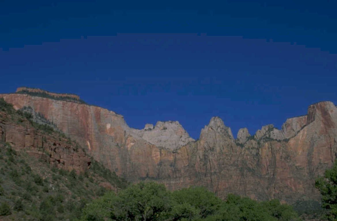 zion temple landscape 3 1980s 1990s A4 Photo Print