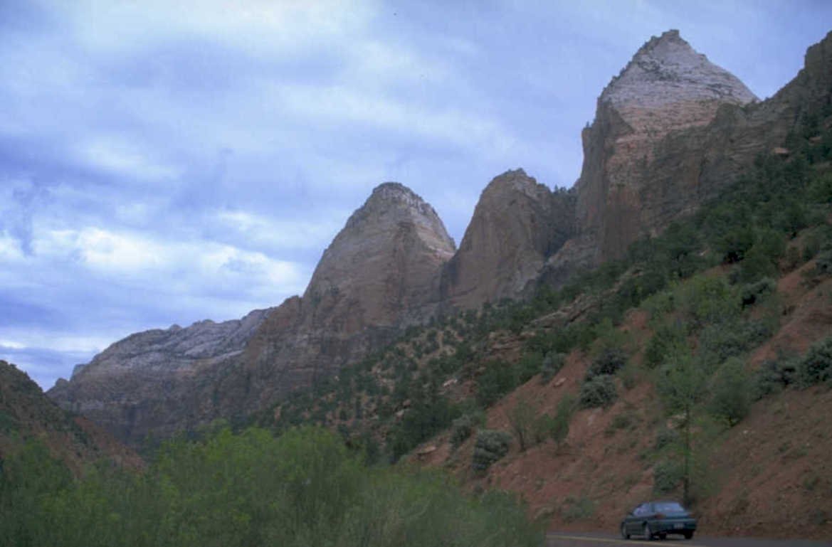 zion temples highway 1980s 1990s A4 Photo Print