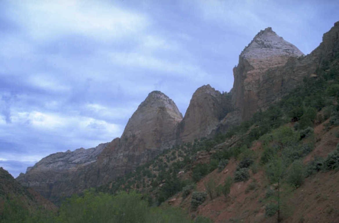zion temples redstone 1980s 1990s A4 Photo Print