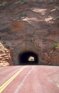 zion tunnel road 1980s 1990s A4 Photo Print