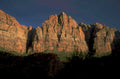 zion watchman sunset 1980s 1990s A4 Photo Print