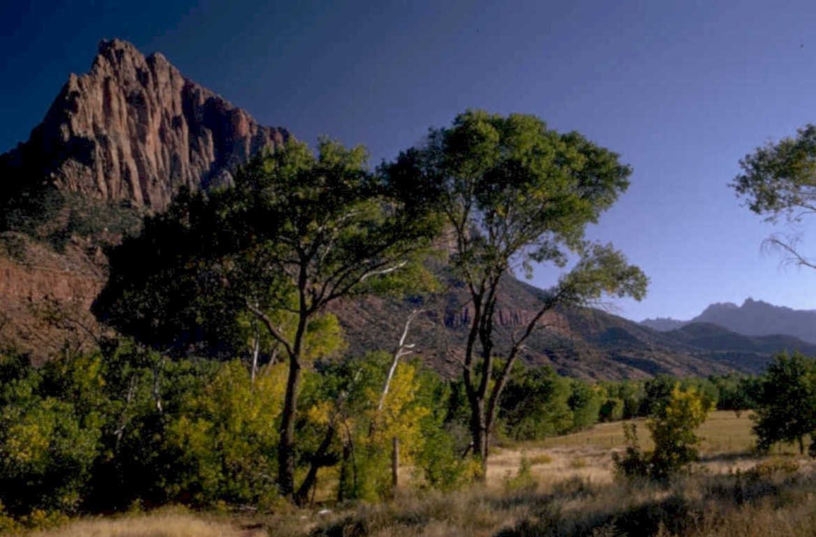 zion watchman twilight 1980s 1990s A4 Photo Print