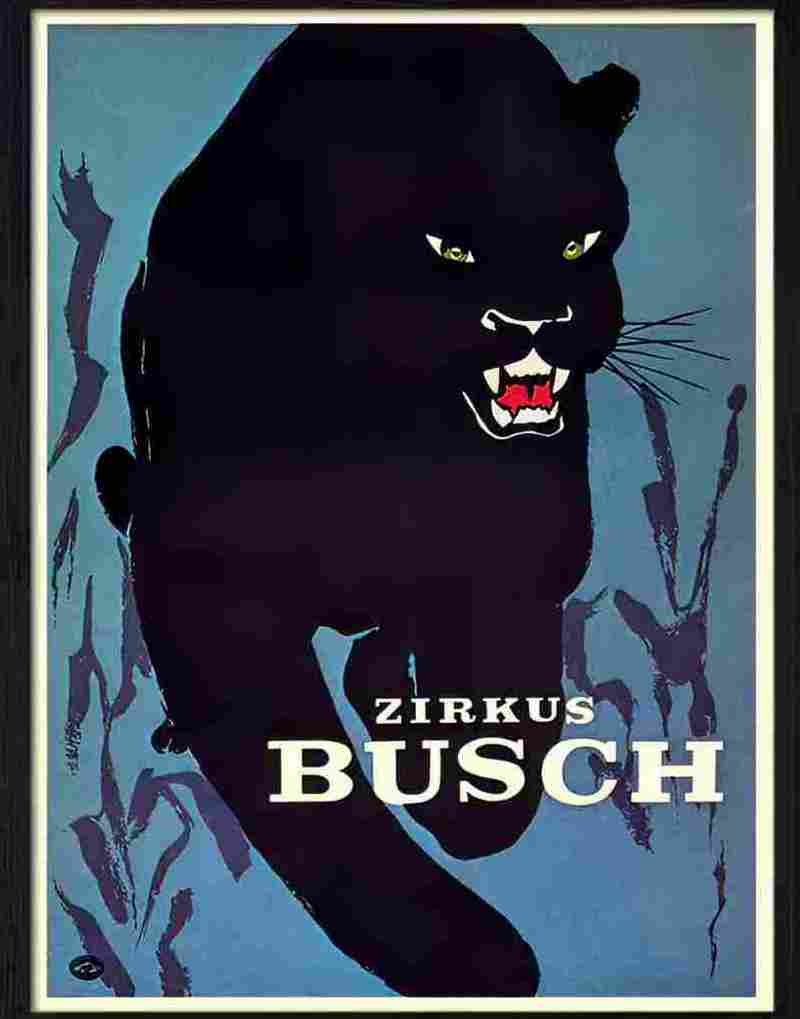 zirkus busch circus poster 2 Advert A4 Photo Print