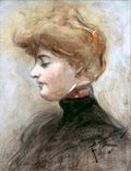 zmu Blond Head The Artist s Wife Art A4 Photo Print