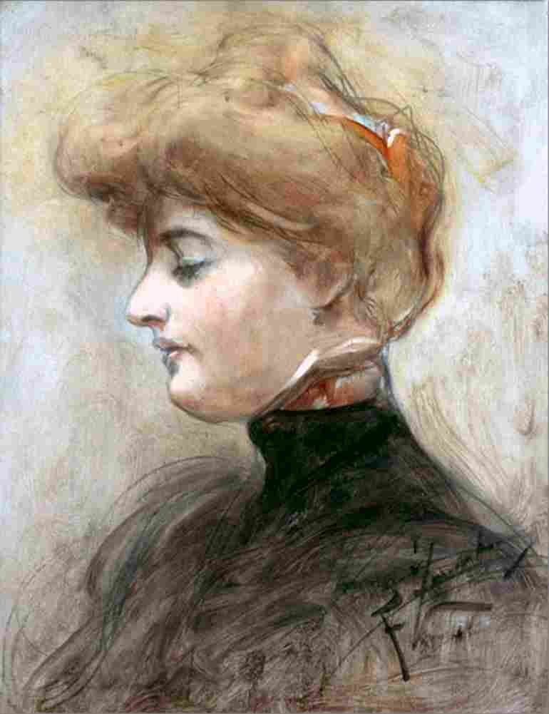 zmu Blond Head The Artist s Wife Art A4 Photo Print