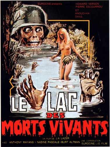 zombie lake  01 film star poster A4 Photo Print