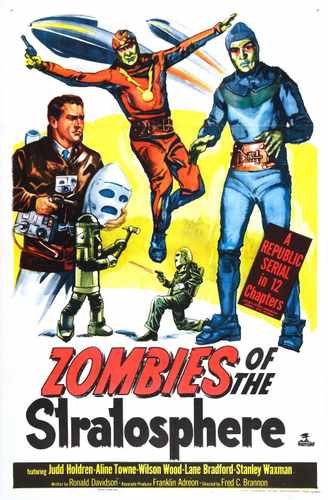 zombies of the stratosphere  01 film star poster A4 Photo Print