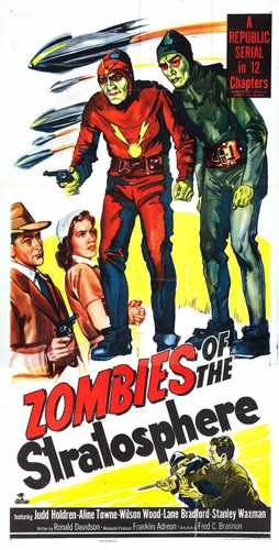zombies of the stratosphere  02 film star poster A4 Photo Print