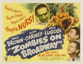 zombies on broadway  02 film star poster A4 Photo Print