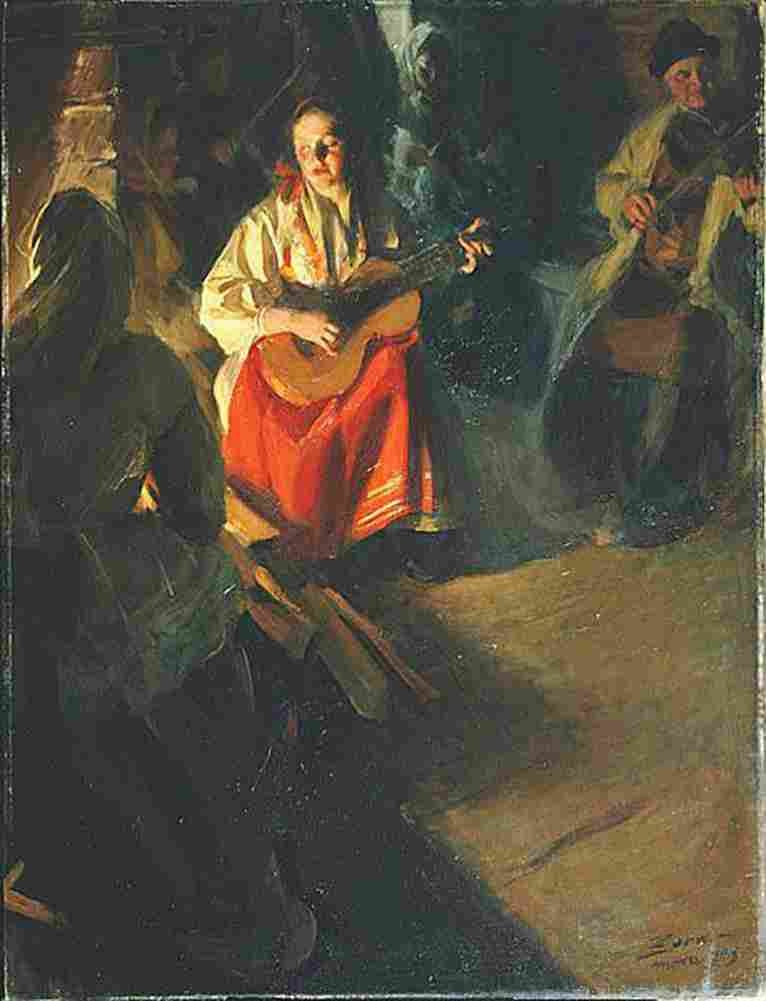 zorn A Musical Family Art A4 Photo Print