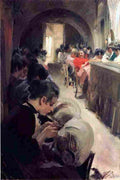 zorn Lace Makers Art A4 Photo Print