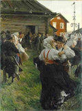 zorn Midsummer Dance Art A4 Photo Print