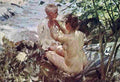 zorn Woman Finished Her Bar Art A4 Photo Print