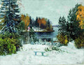 zukowski first snow Art A4 Photo Print