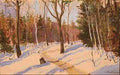 zukowski forest winter scene Art A4 Photo Print