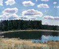 zukowski landscape with a lake Art A4 Photo Print