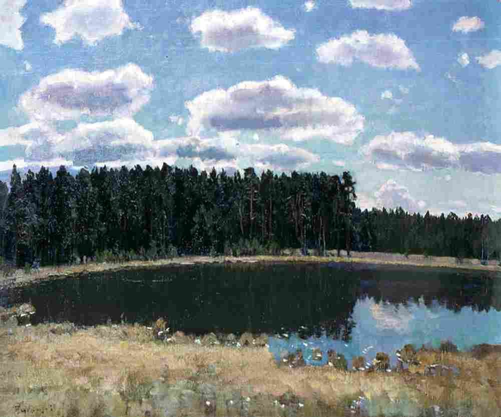 zukowski landscape with a lake Art A4 Photo Print