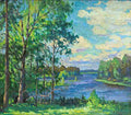 zukowski landscape with the river Art A4 Photo Print