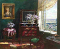 zukowski lilacs in the window Art A4 Photo Print