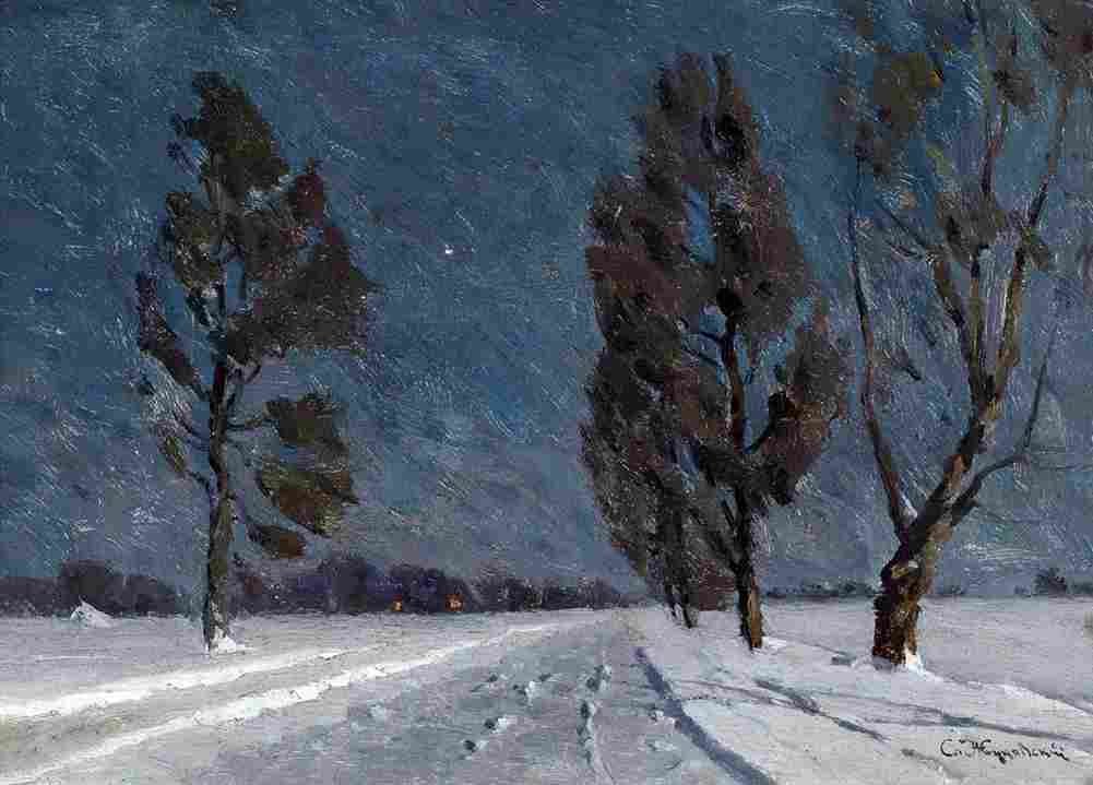 zukowski snowpath Art A4 Photo Print