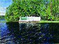 zukowski swimming pool in the park Art A4 Photo Print