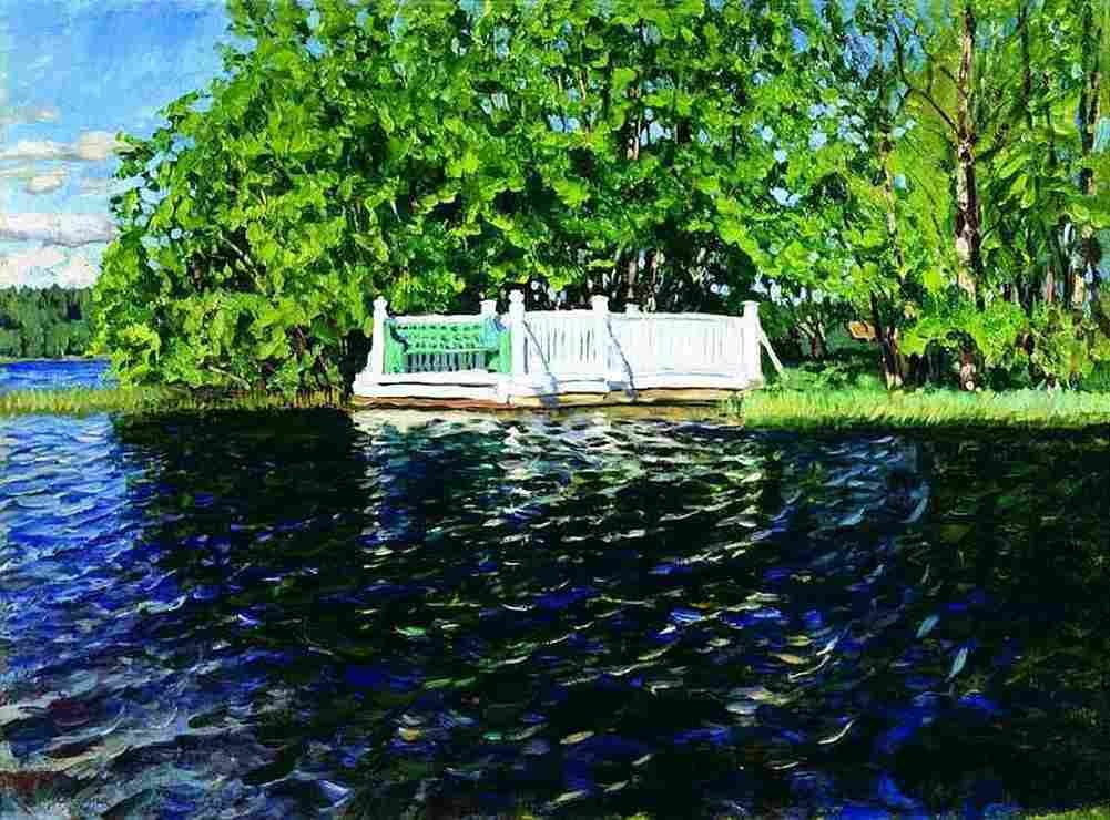 zukowski swimming pool in the park Art A4 Photo Print
