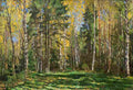 zukowski the interior of the forest autumn Art A4 Photo Print