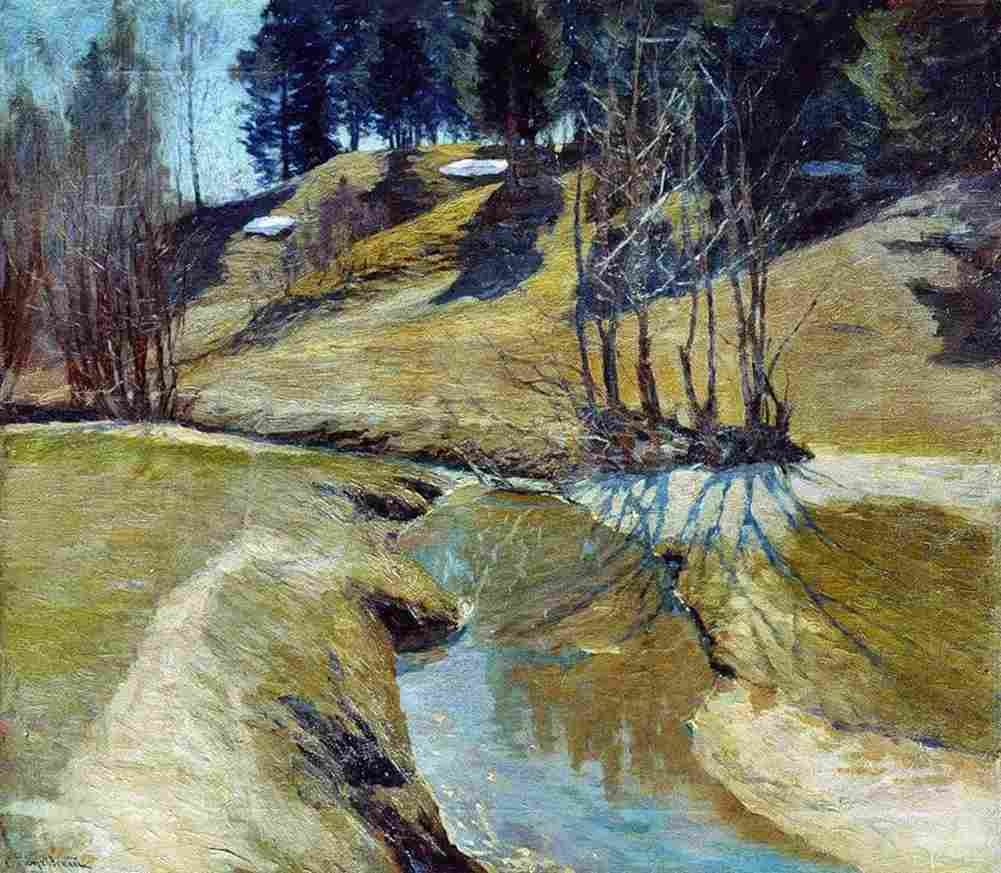 zukowski the murmur of a spring creek Art A4 Photo Print