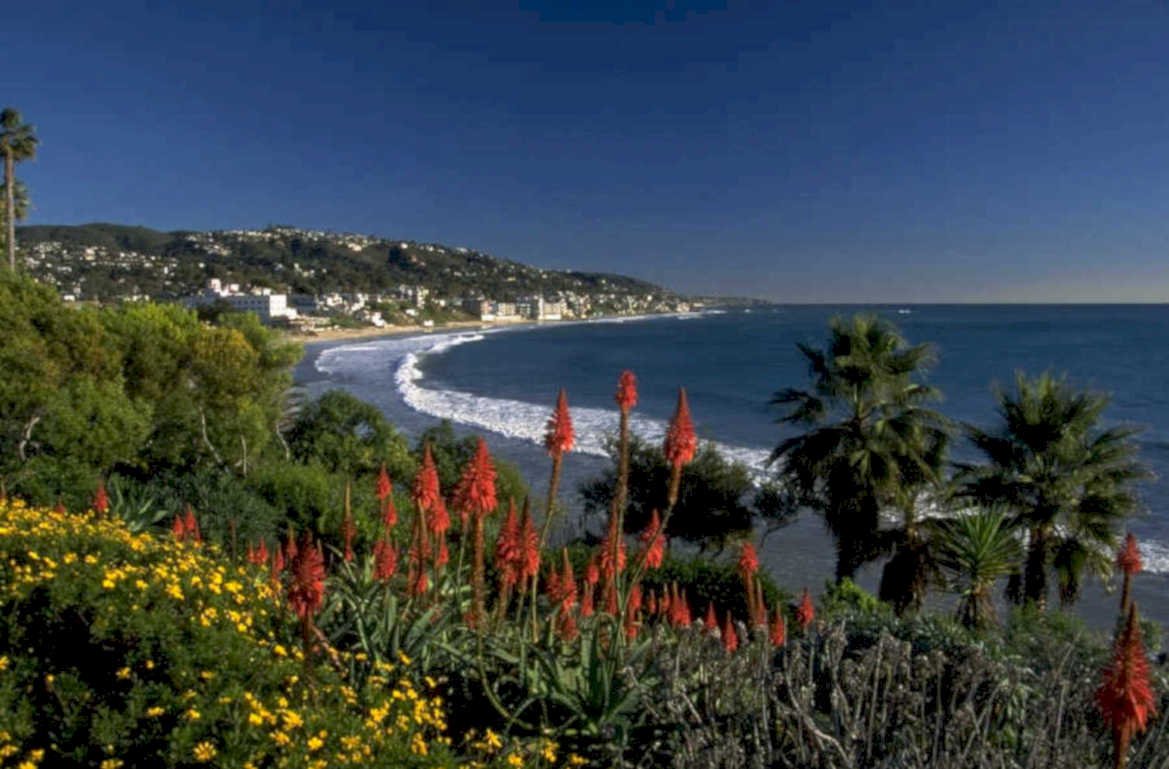 zuma beach landscape 1980s 1990s A4 Photo Print