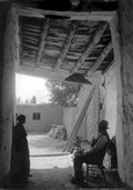 zuni pueblo interior Vintage world war A4 Photo Print