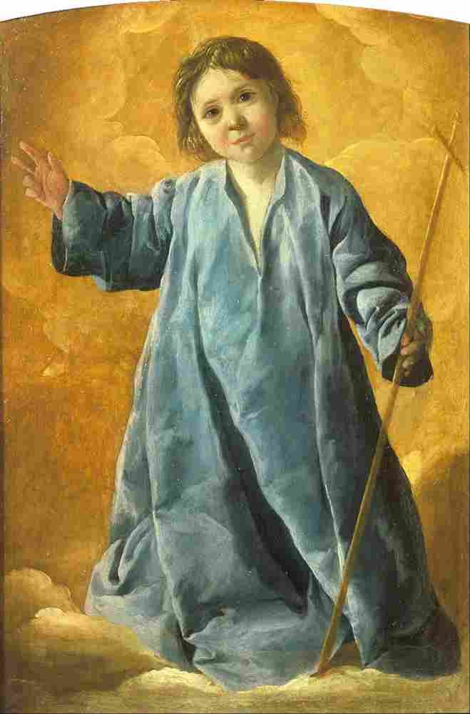 zur the infant christ Art A4 Photo Print