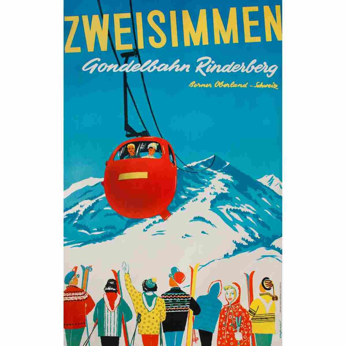 zweissimmen niklaus gross 1965 2 Advert A4 Photo Print