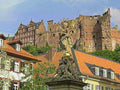 zwinger statue redtiled1980s 1990s A4 Photo Print